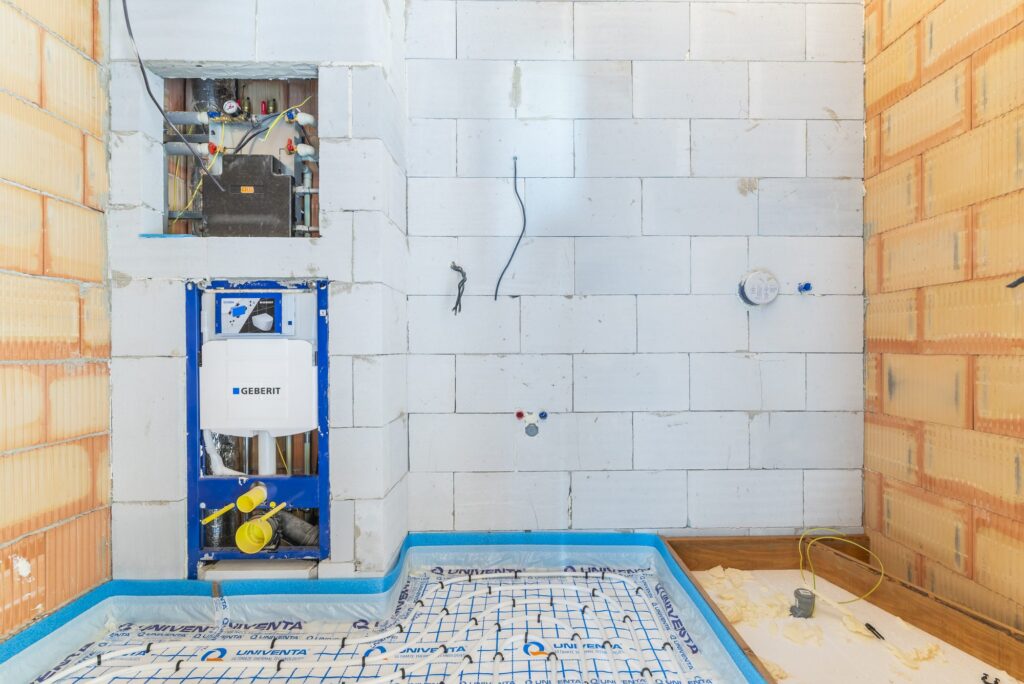 Byt 2+kk 55 m² v projektu Přehradní Fryšták – hrubá stavba